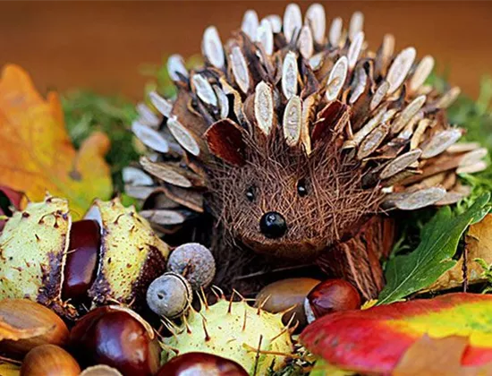 Herbstliche Tischdeko einfach selber machen!