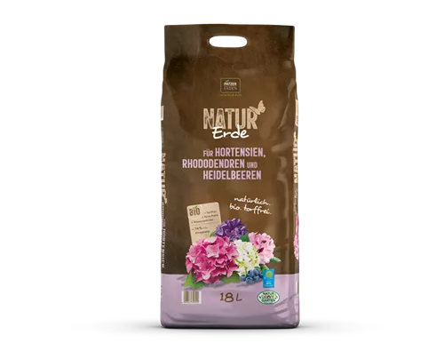 NATUR Erde für Hortensien, Rhododendren und Heidelbeeren